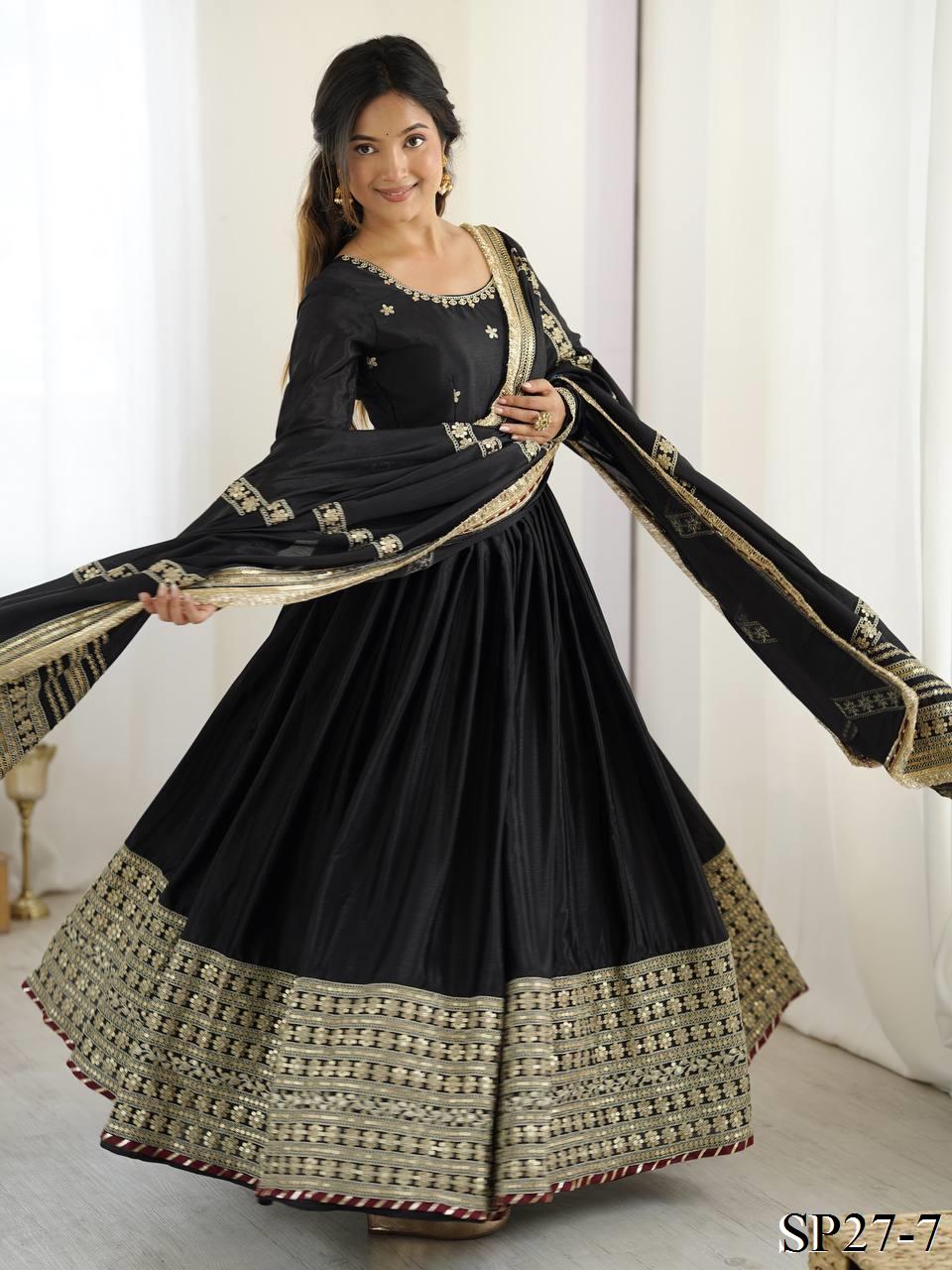 Zoya Anarkali Black