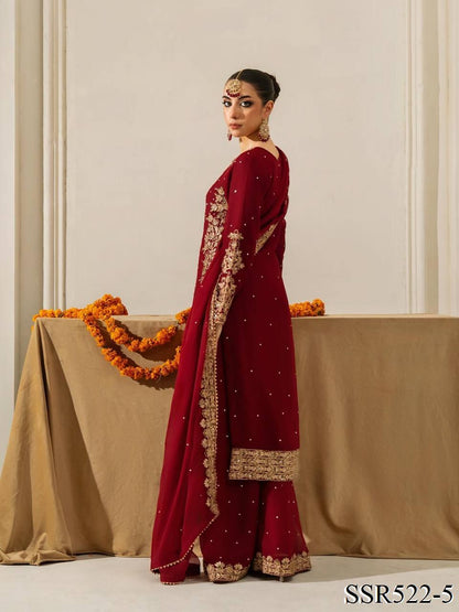 Leya Gharara/Sharara Red