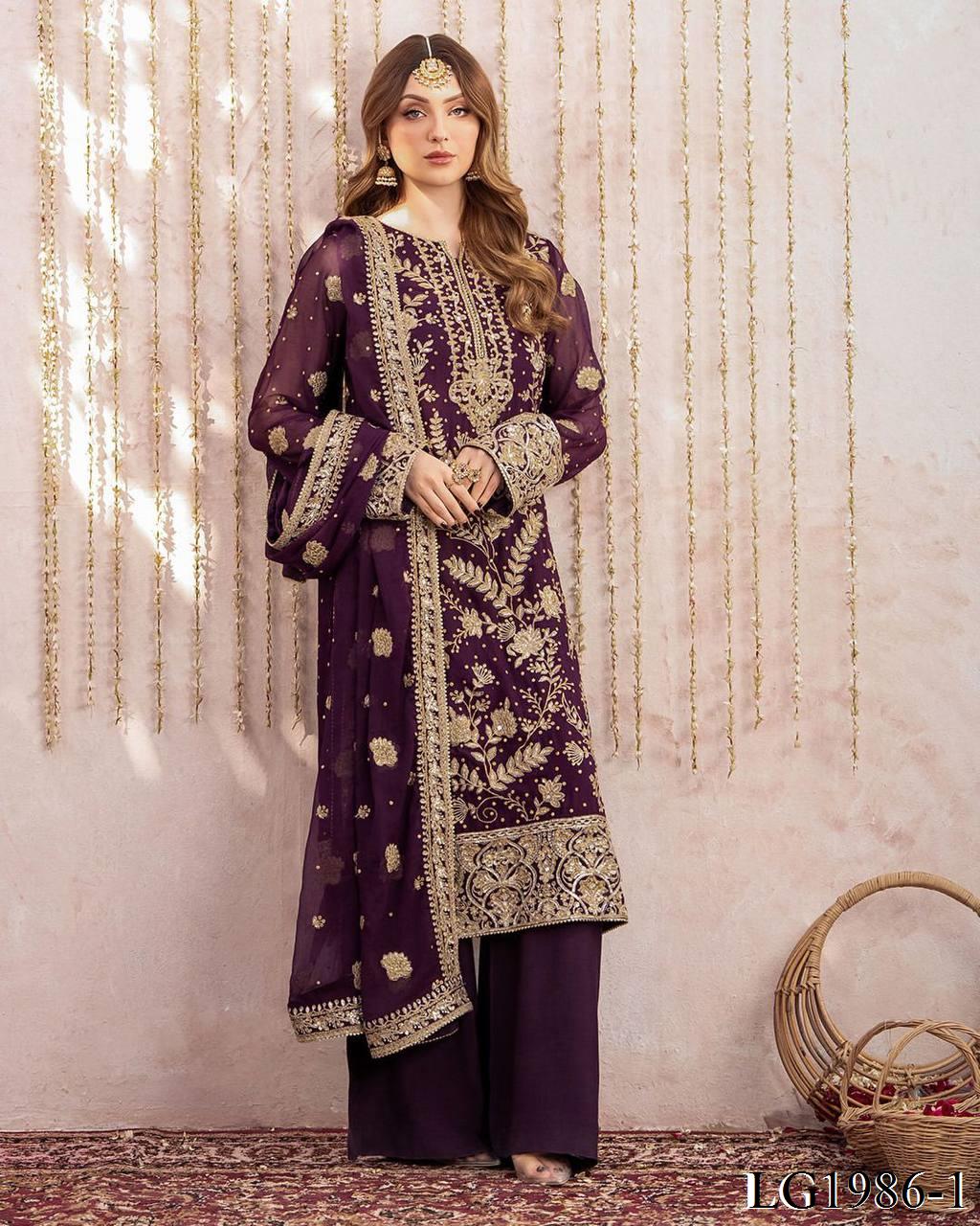Aria Anarkali Purple