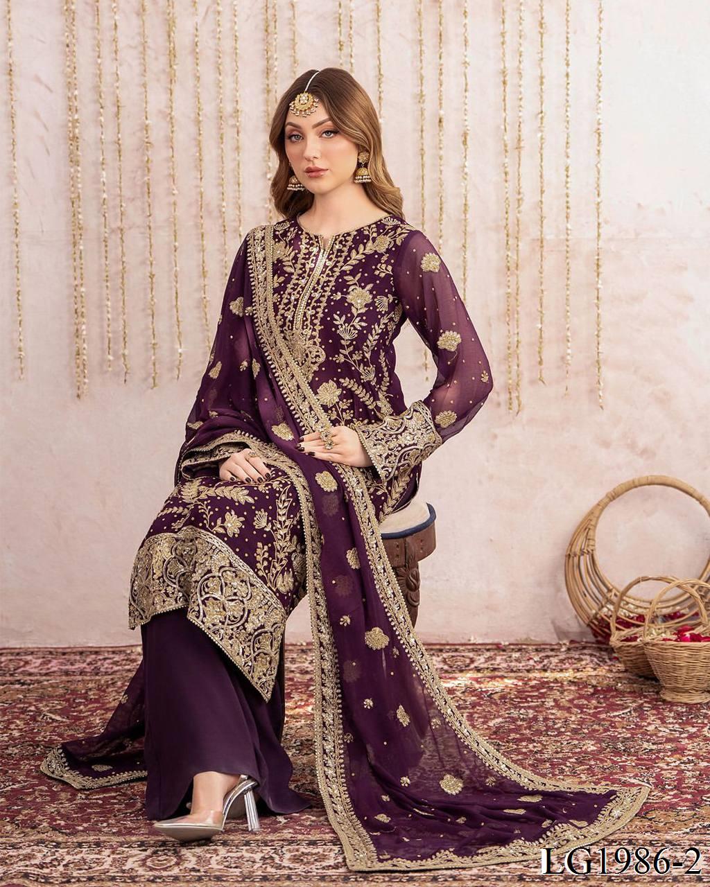 Aria Anarkali Purple