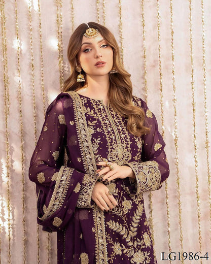 Aria Anarkali Purple