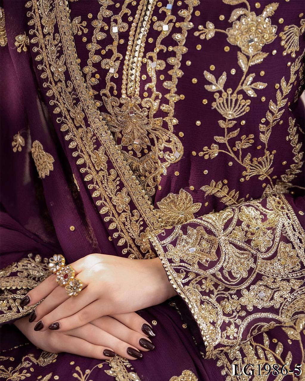 Aria Anarkali Purple