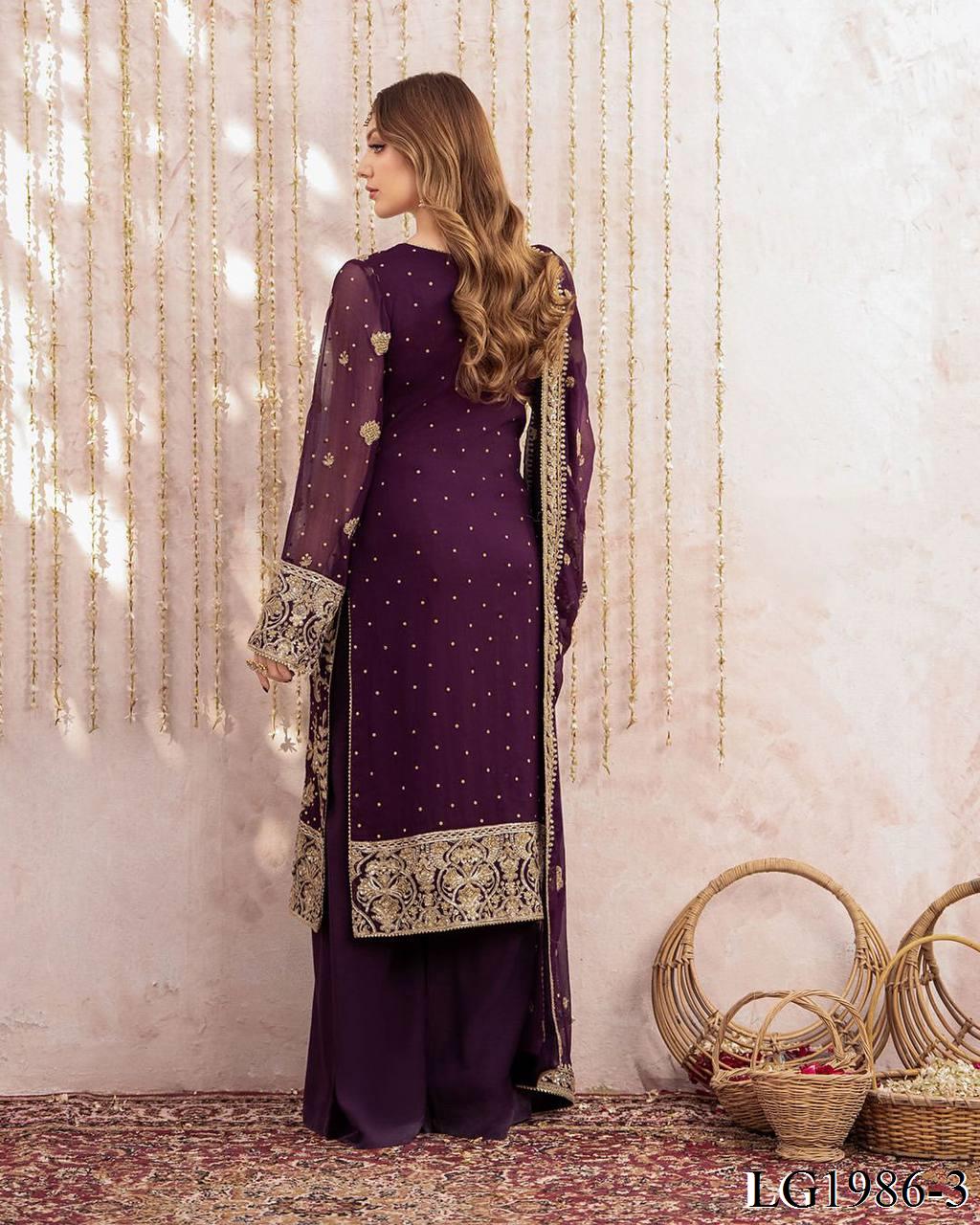 Aria Anarkali Purple
