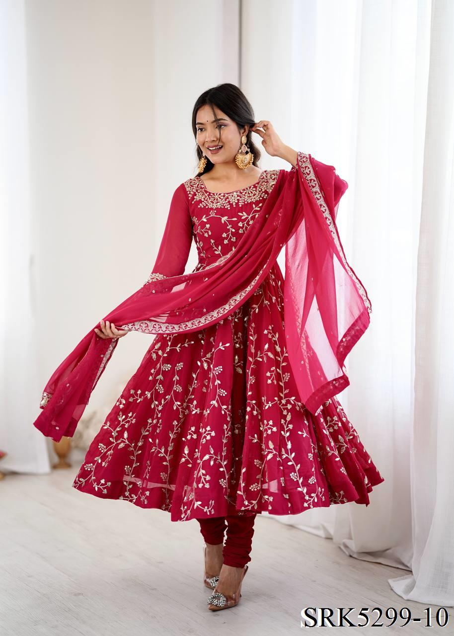 Shariska Anarkali Rose