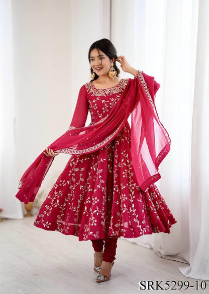 Shariska Anarkali Rose