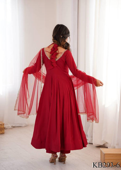 Ami Anarkali Maroon