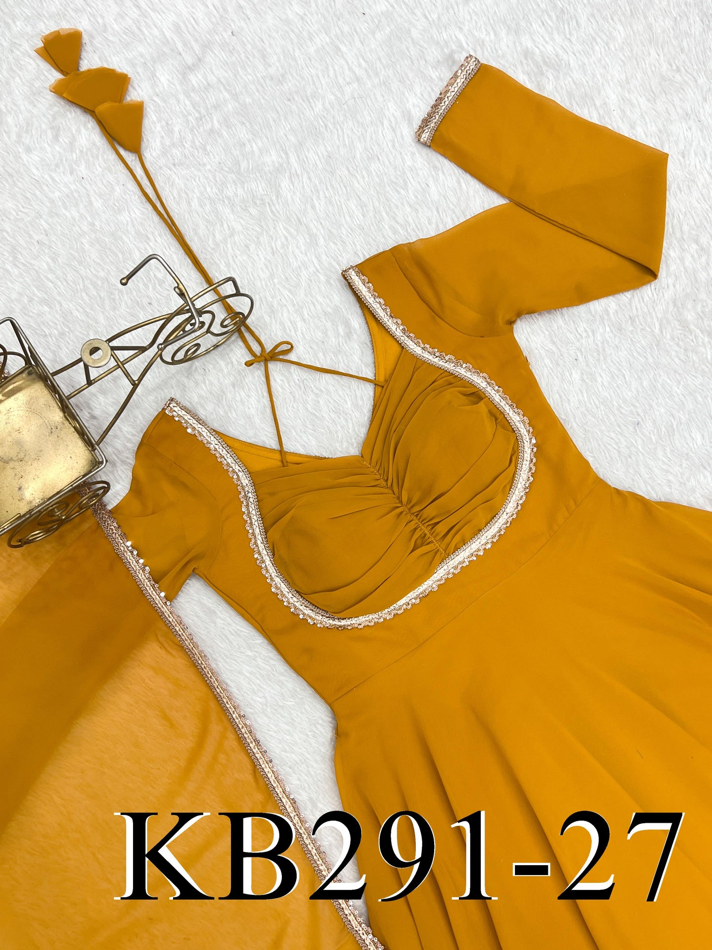 Laya Anarkali Yellow