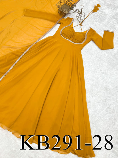 Laya Anarkali Yellow