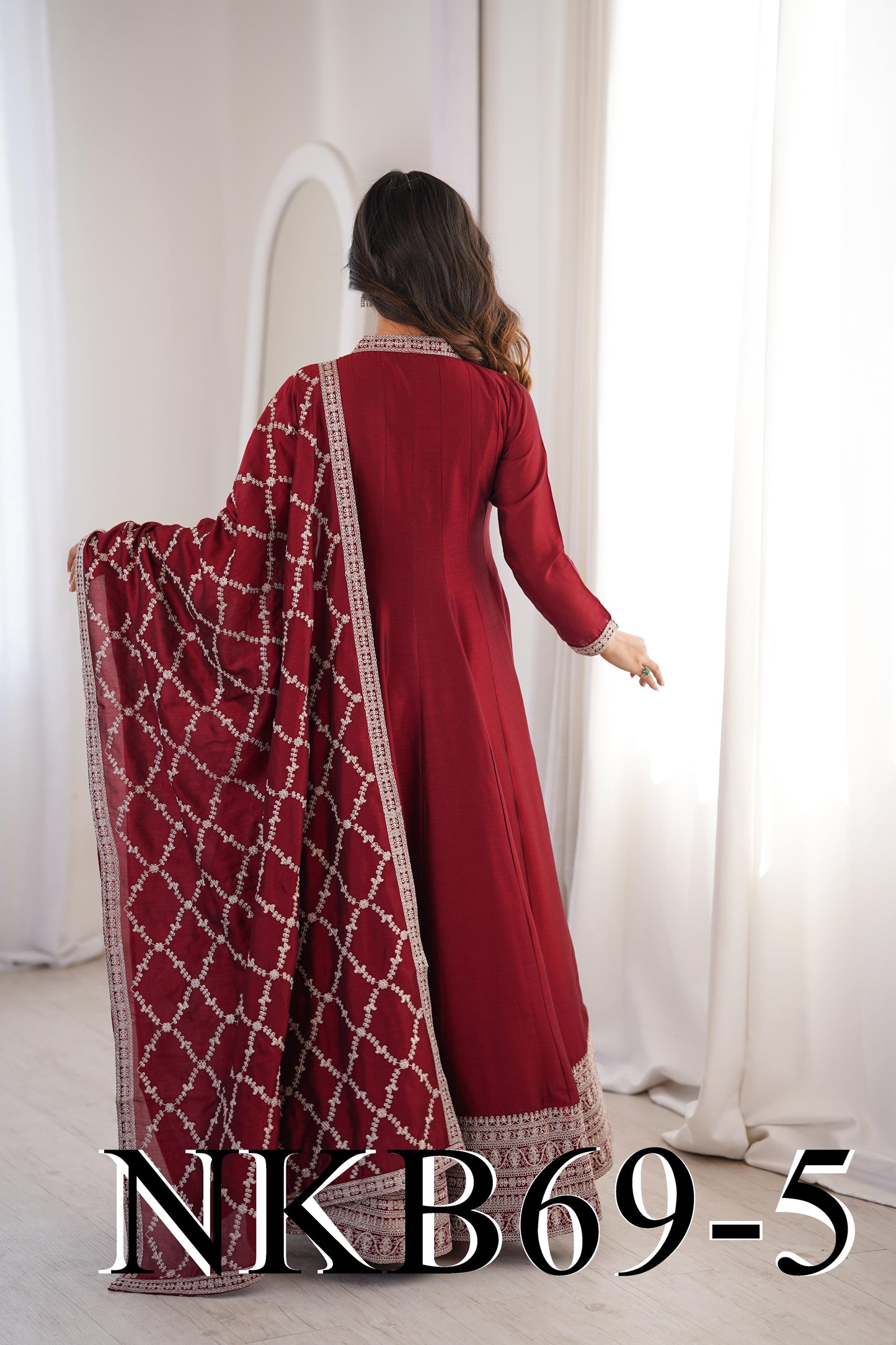 Sena Anarkali Maroon