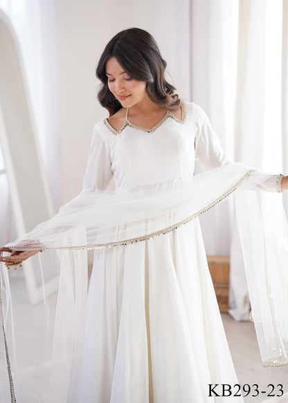 Ami Anarkali White