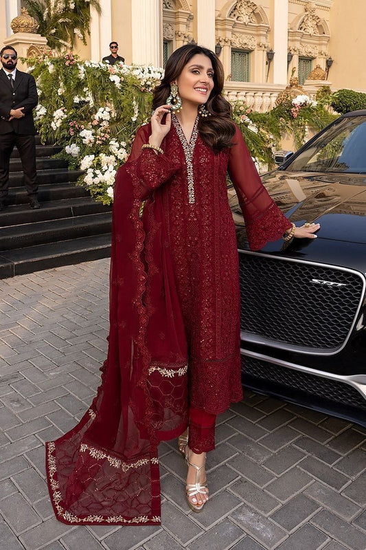 Begum Salwar Red
