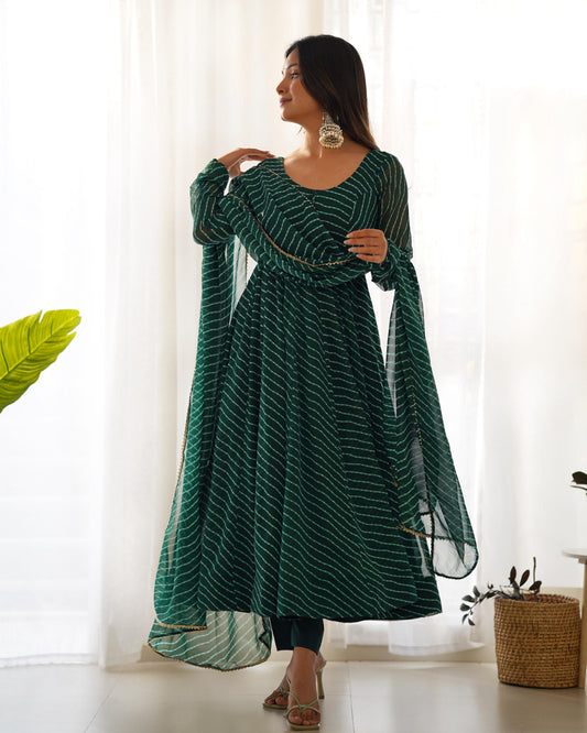 Green Salwar