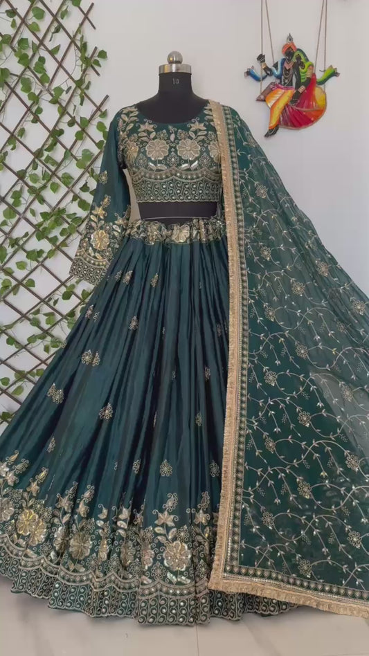 Wanita Fully Stitched Lehenga