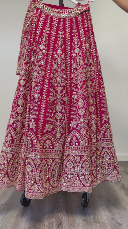 Kavya Fully Stitched Pink