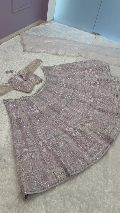 Karan Unstitched Lehenga