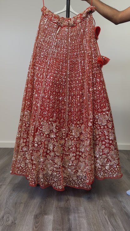 Saanvi Fully Stitched Orange