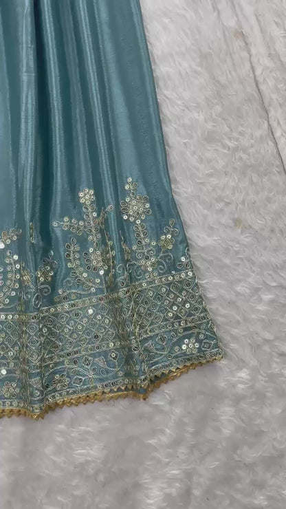 Radha Sharara/Gharara Blue